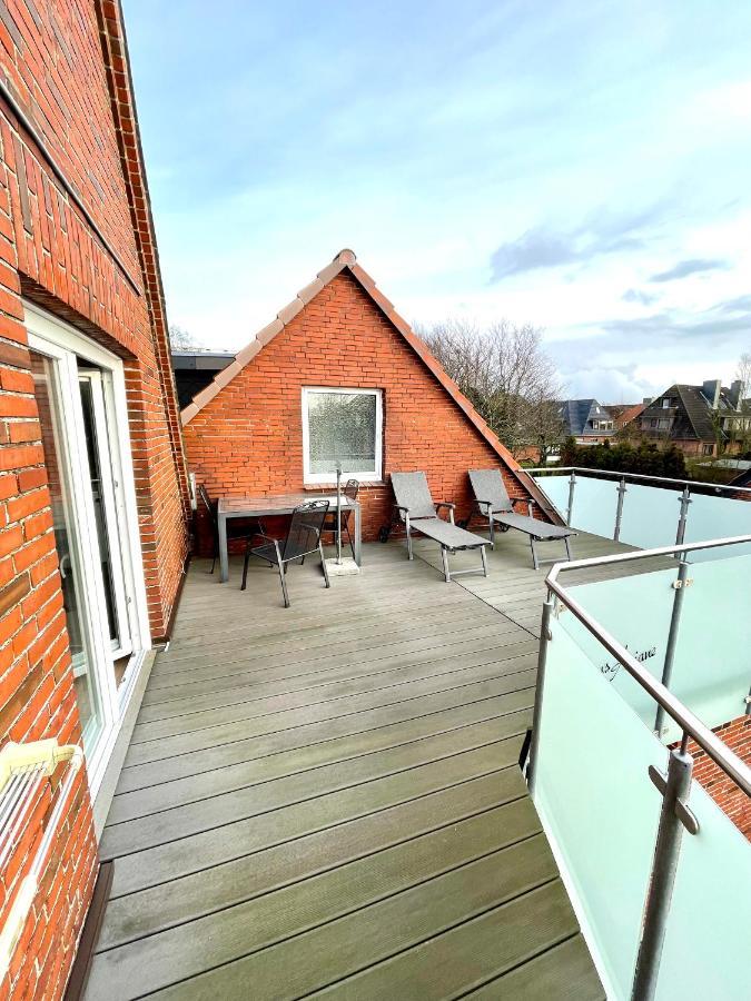Haus Nordseeschatz Appartement 14 Sonnendeck 比苏姆 外观 照片