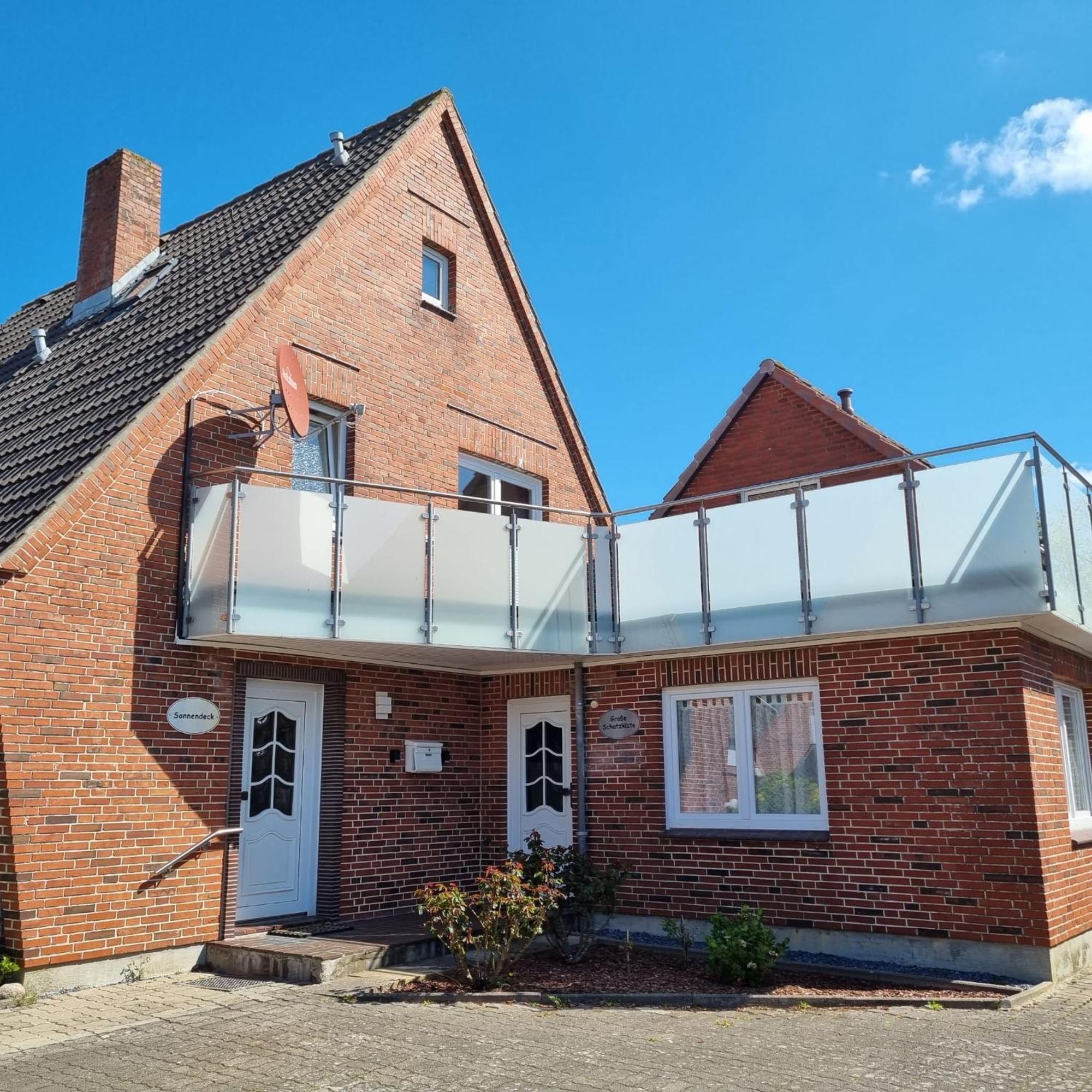 Haus Nordseeschatz Appartement 14 Sonnendeck 比苏姆 外观 照片